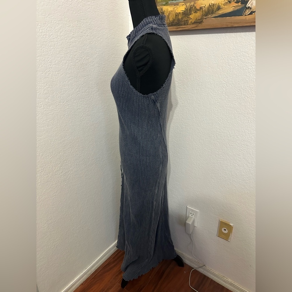 Free People FP One Natasha Sleeveless Maxi Dress in navy blue - Size Small - Picture 4 of 9